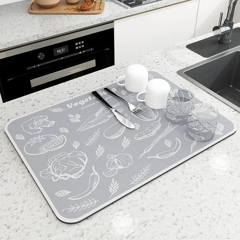Quick Dry Absorbent Kitchen Mat