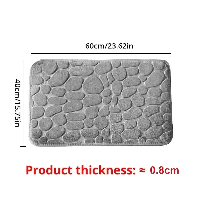 Pebble Memory Foam Bath Mat