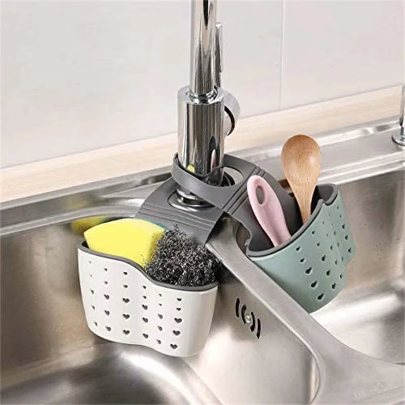 Adjustable Sink Caddy & Sponge Holder