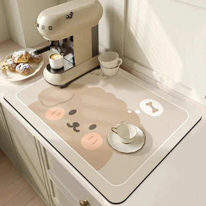 Quick Dry Absorbent Kitchen Mat