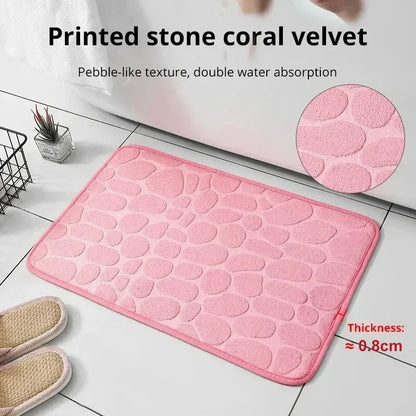 Pebble Memory Foam Bath Mat