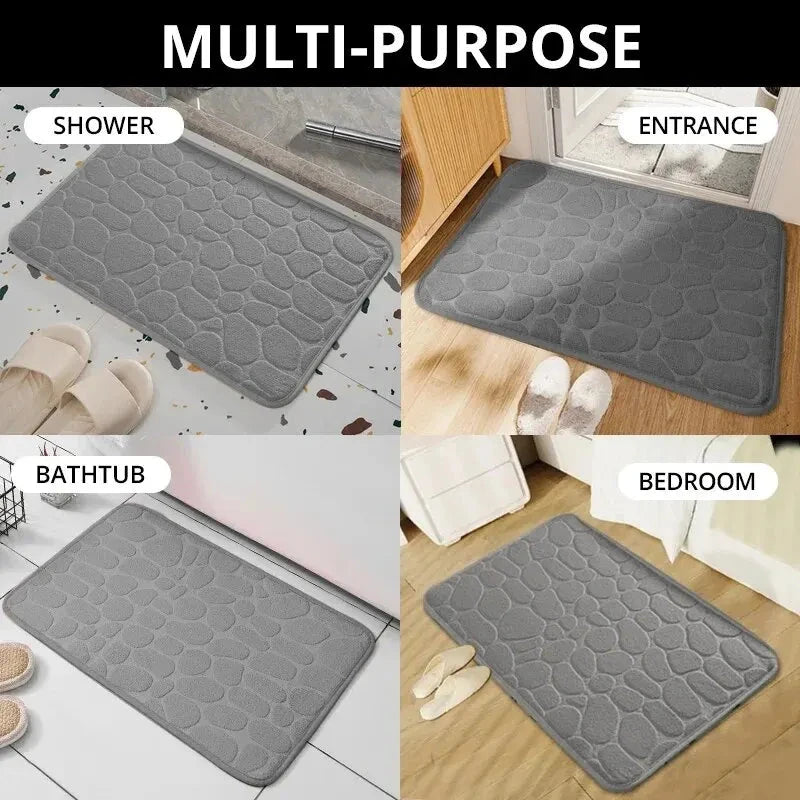 Pebble Memory Foam Bath Mat