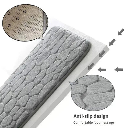 Pebble Memory Foam Bath Mat