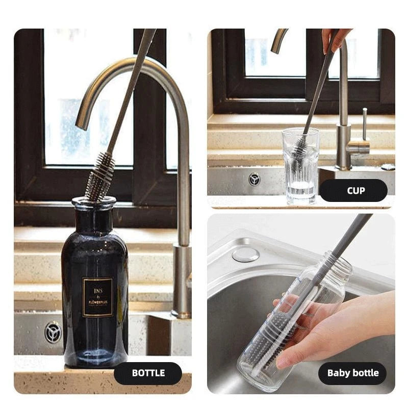 Flexible Silicone Bottle Brush