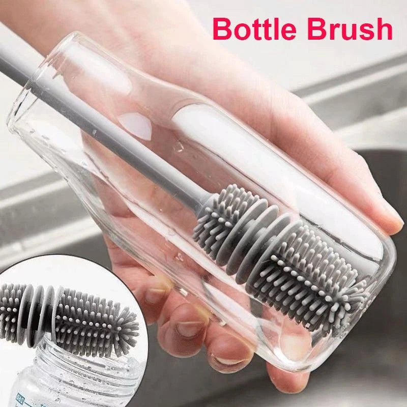 Flexible Silicone Bottle Brush